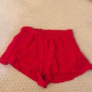 Red urban outfitters shorts